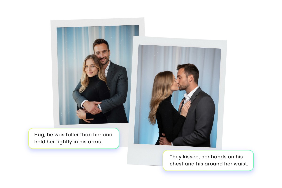 Customize prompts to generate different Polaroid gestures