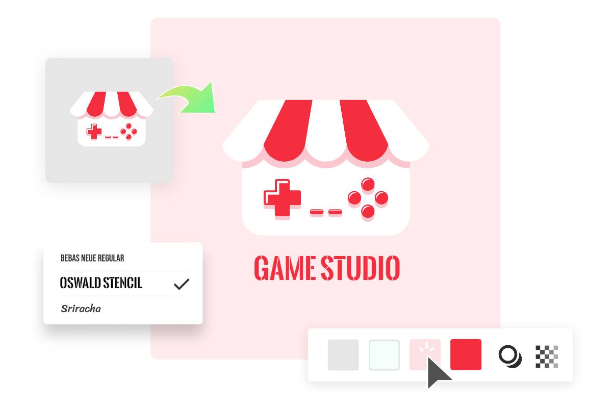 Customize the ai generated icon in fotor ai icon editor