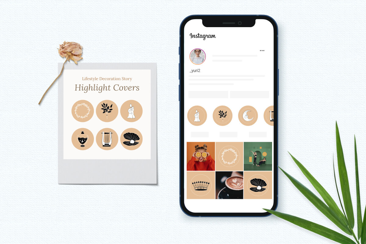 Cute Instagram highlight cover