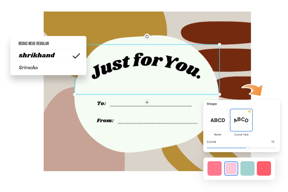 Faire des étiquettes personnalisées gratuites avec l'outil de création d'étiquette à imprimer de Fotor