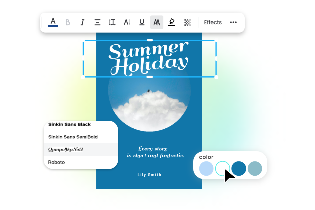 Design ai covers as you want with fotors online editing tools
