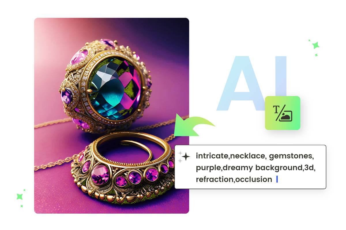 use ai to design a jewelry from text