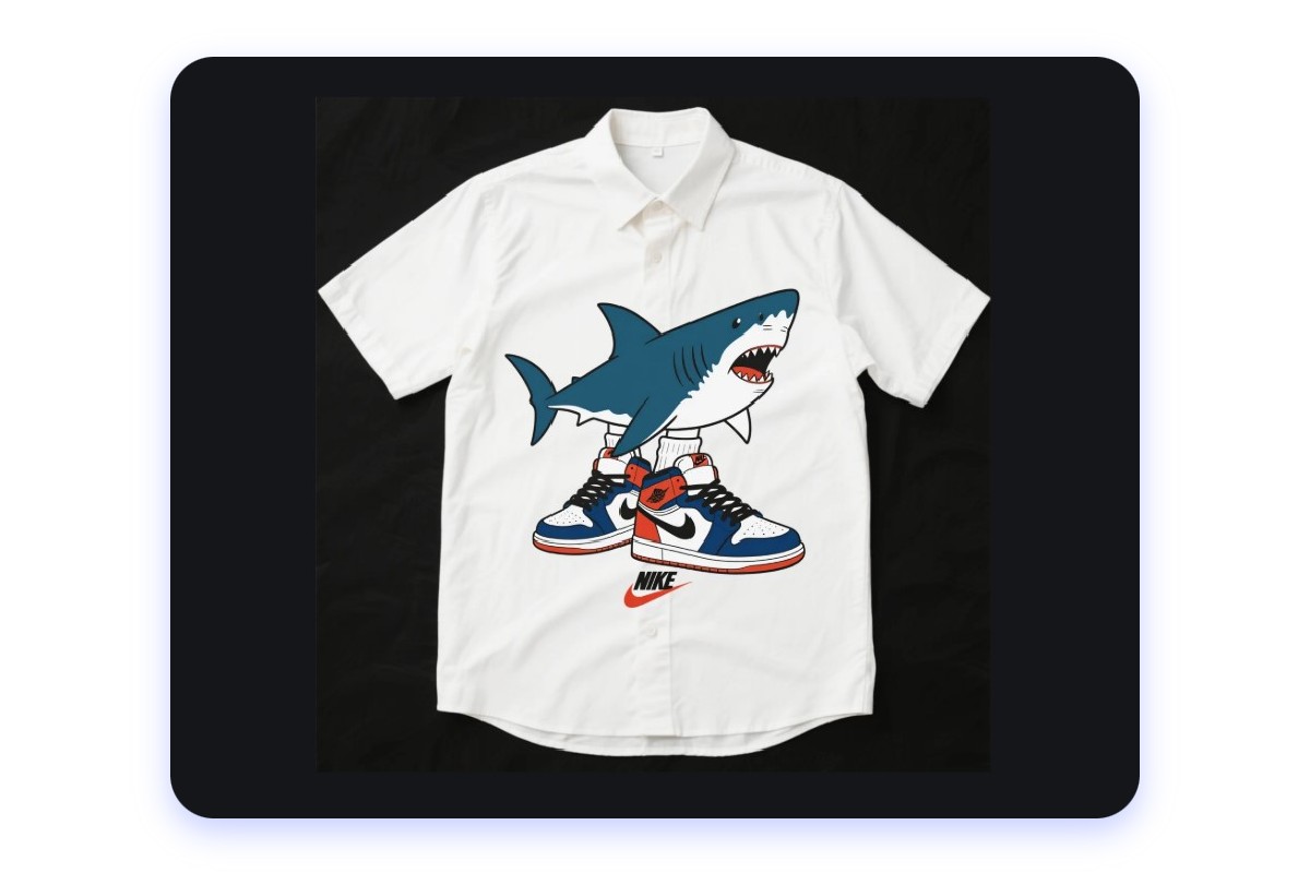 Tシャツやマグカップにもブレインロットアートを