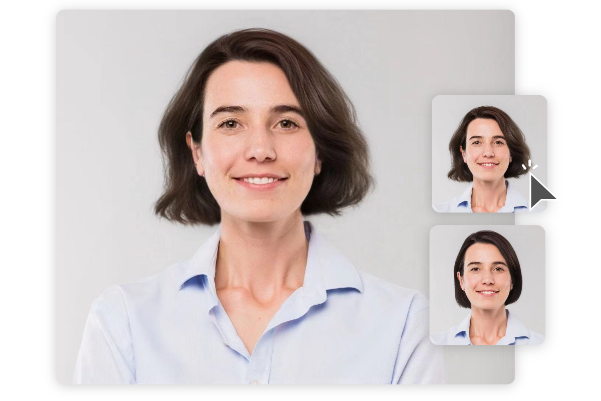 Different short styles available in short hair filter
