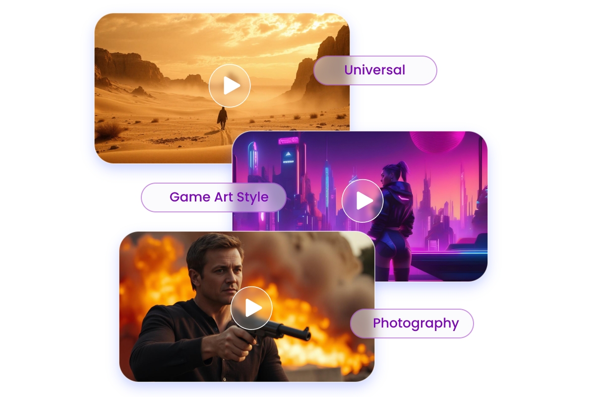 Different styles of movie production showcased