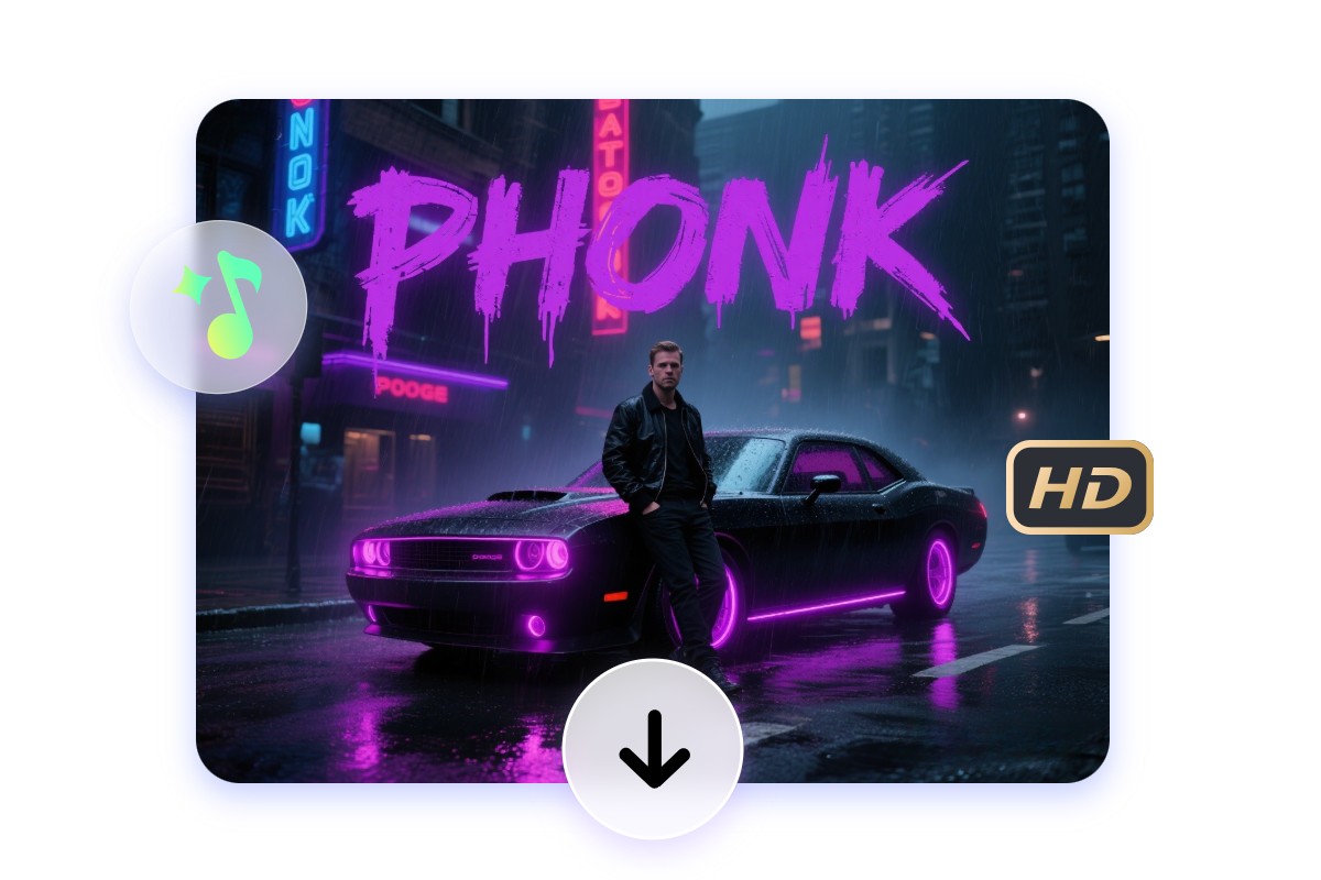 Download royaltyfree and high quality phonk music