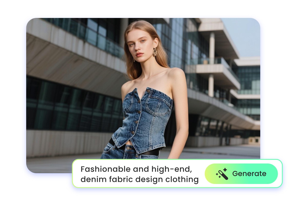 Easily generate AI fashion models from text