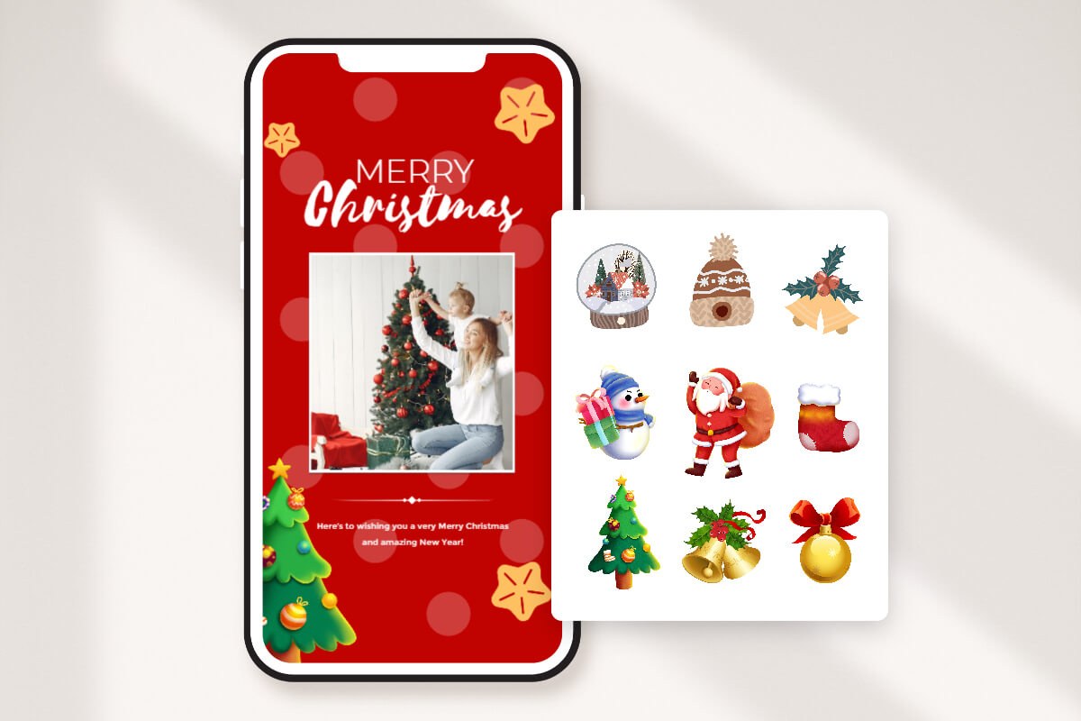 Edit a christmas photo with fotors photo editor app