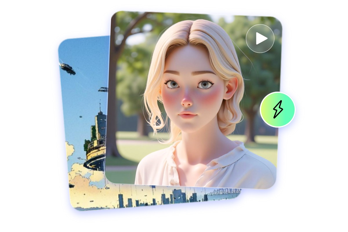 Fast ai video generator with one click conversion