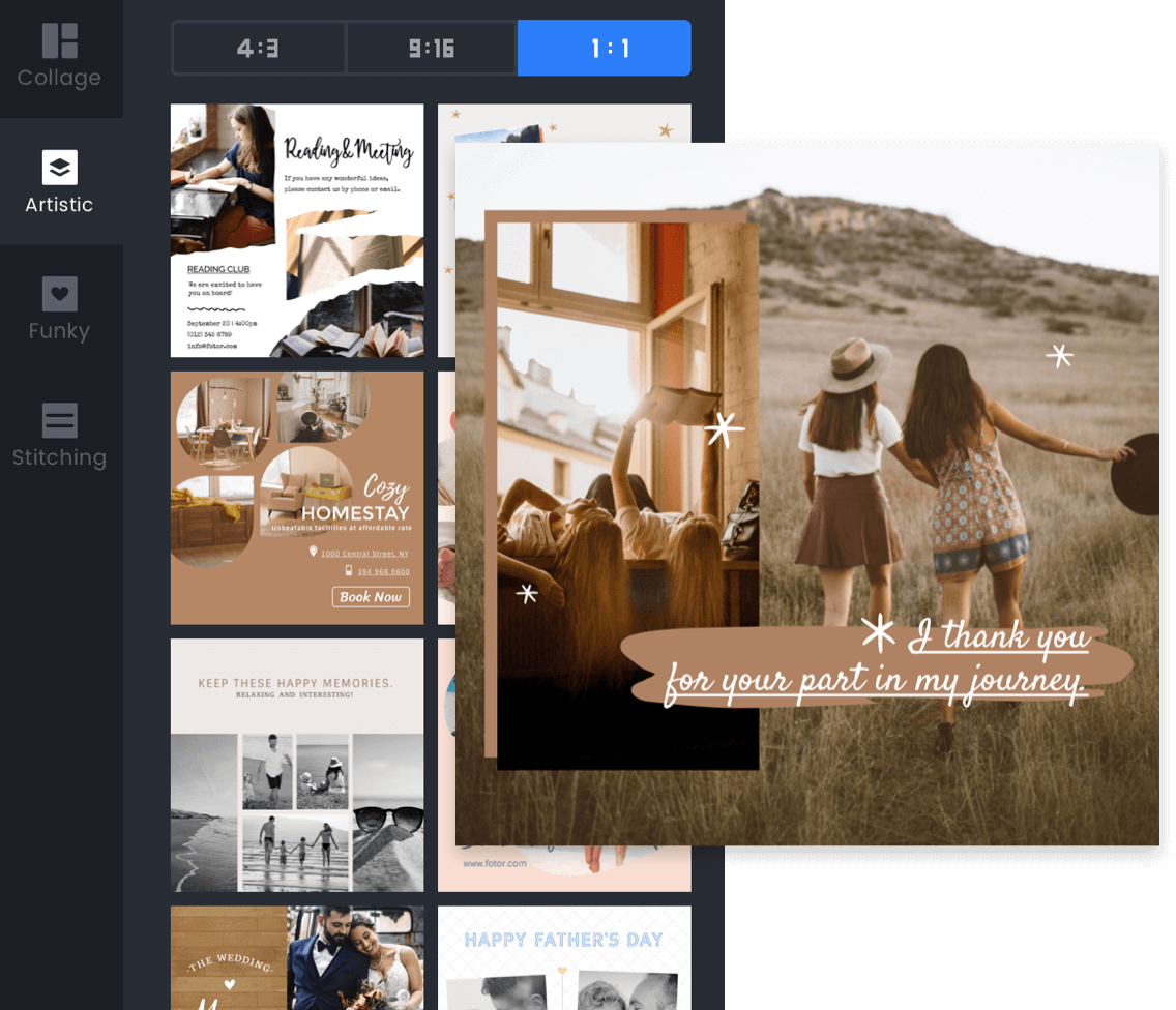 Features collage sideimage artistic