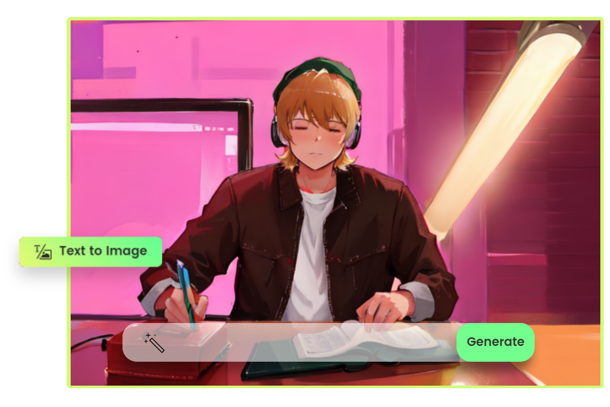 Generate a male V Tuber Character in Fotor AI V Tuber maker online