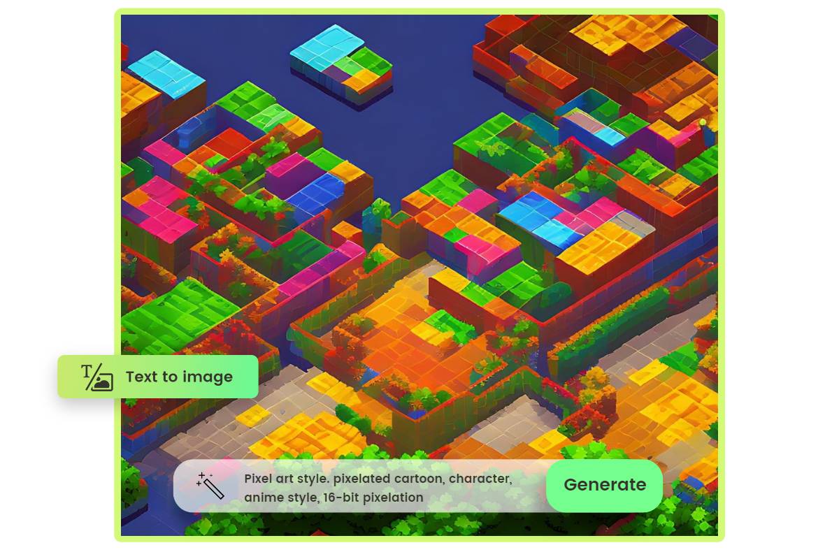 Eine Pixelkarte mit dem Online-Pixel-Art-Generator von Fotor erstellen