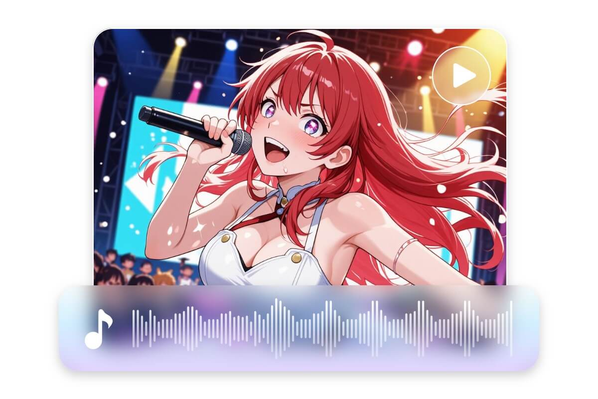 Generate an AI anime music