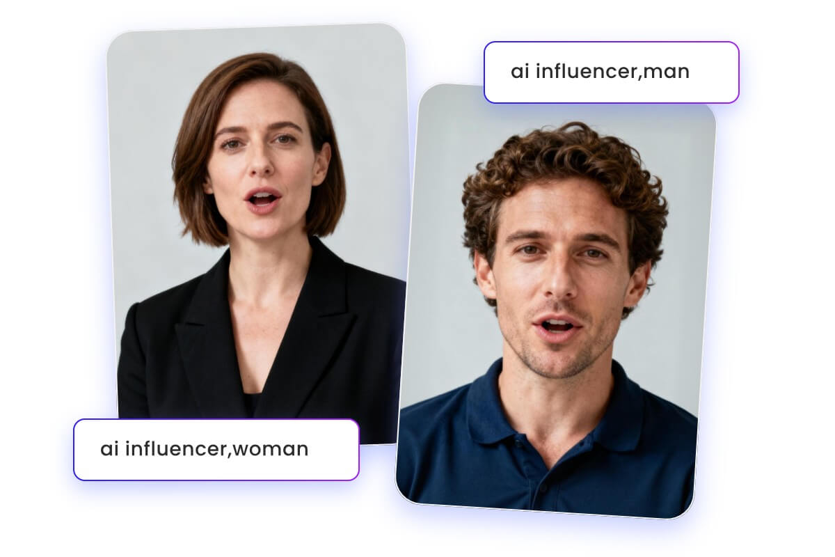 Generate different ai virtual influencers using custom prompts
