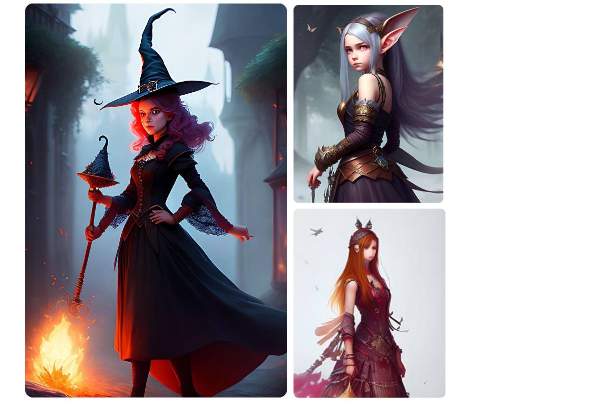 Generar personajes de fantasía en el generador de personajes aleatorios de Fotor