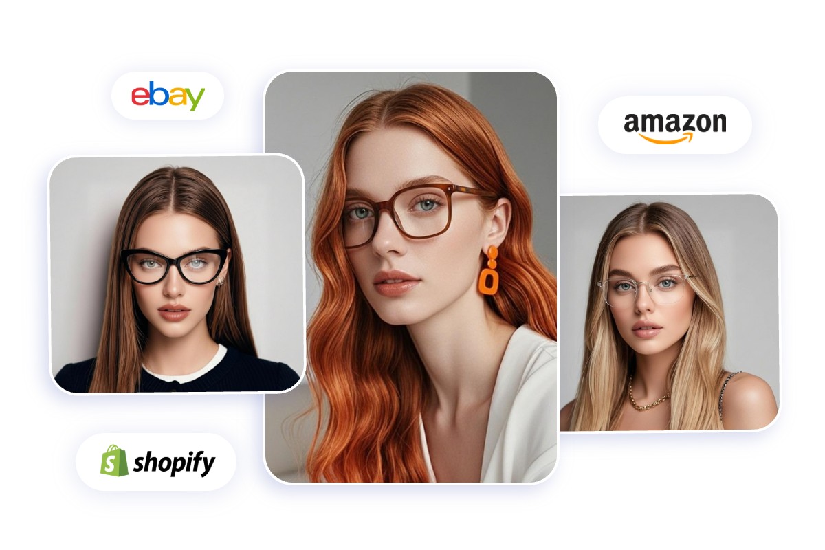 Générer des images d’essayage virtuel de lunettes pour la présentation des produits sur différentes plateformes de commerce en ligne