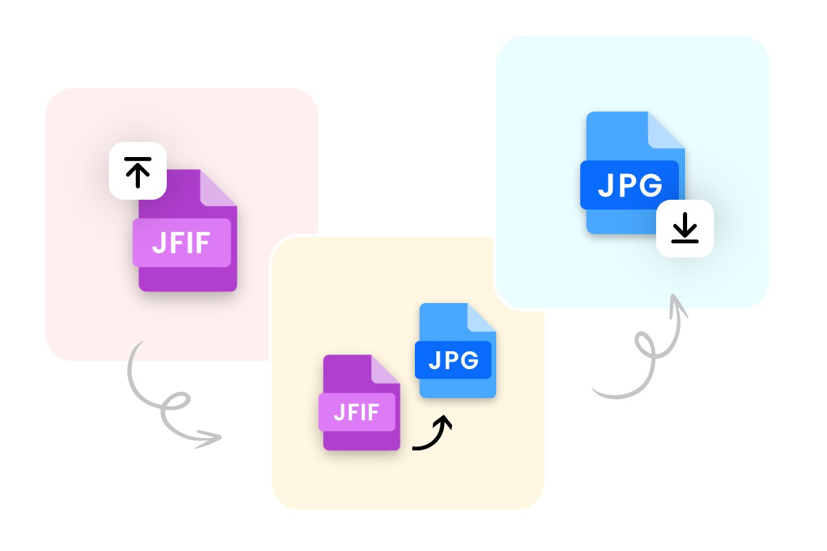 Foto no formato Jfif convertida para jpg em três etapas