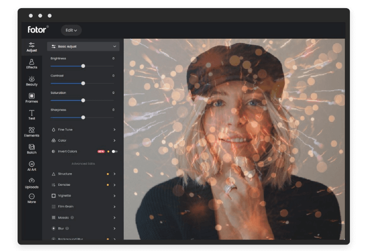Make a double exposure photo in fotor photo editor