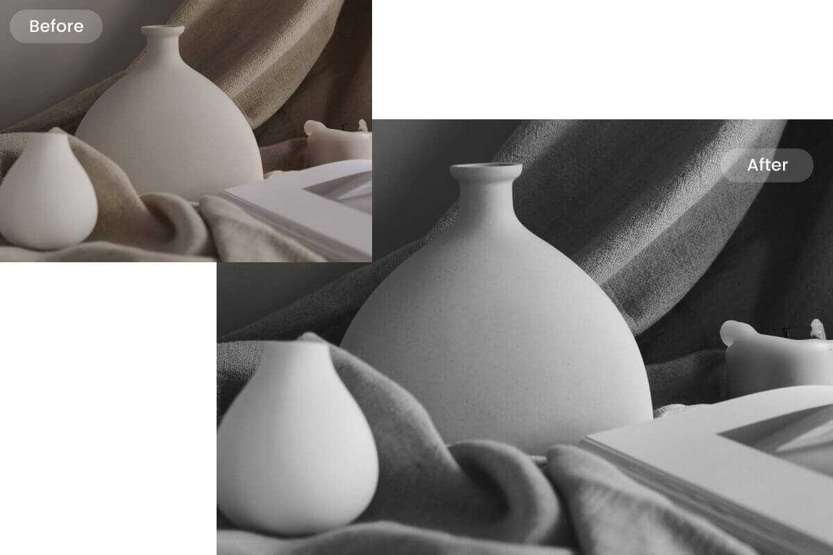 Jadikan foto still life hitam putih dengan Fotor