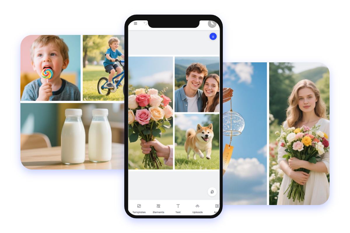 Make stunning photo girds on your phone