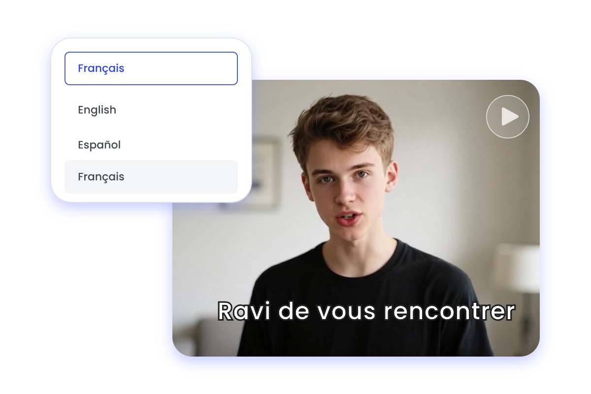 Multilingual AI lip synchronization tool