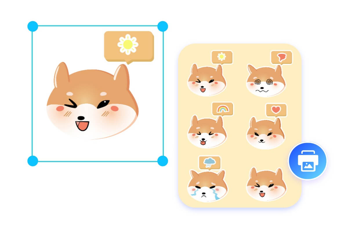 Print out your ai generated emojis with pdf format