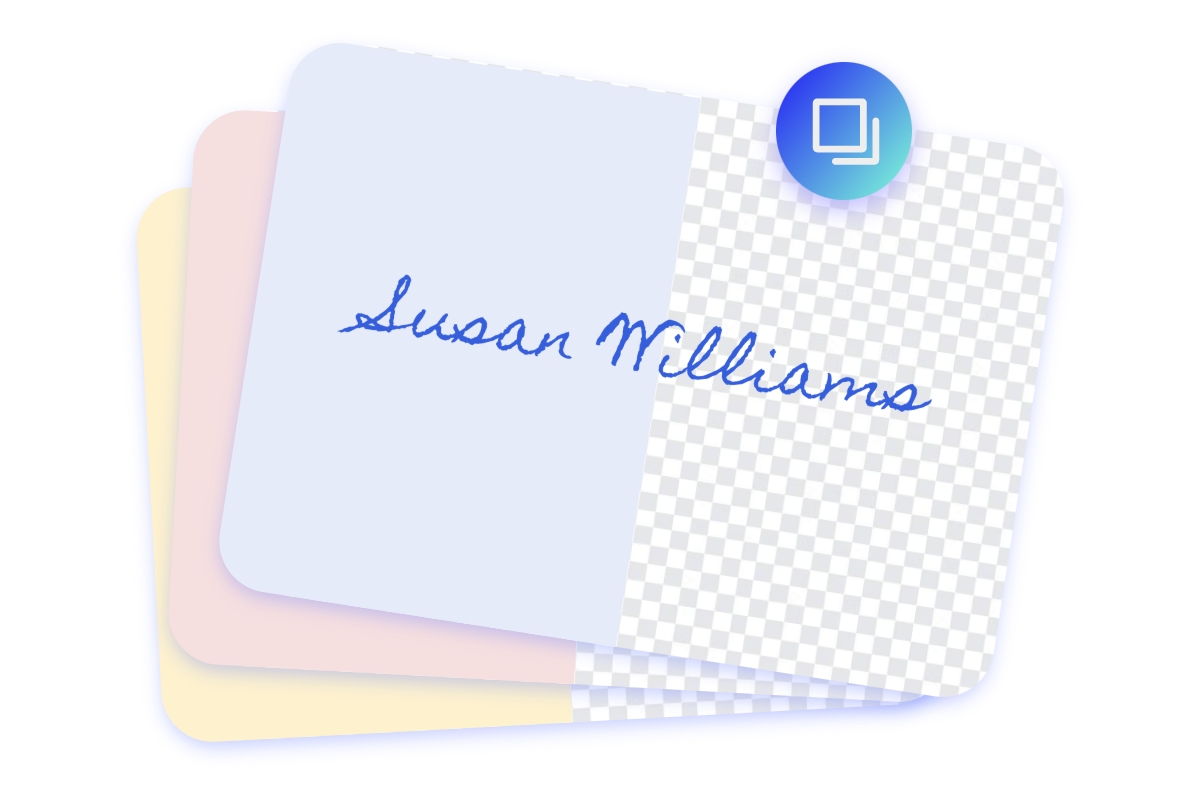 Remove background from signature in a bulk