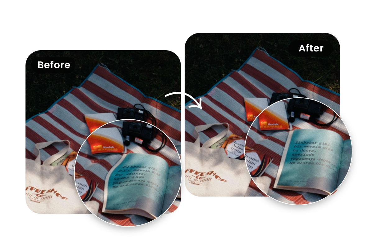 Reshape photos to repair flaws in photos