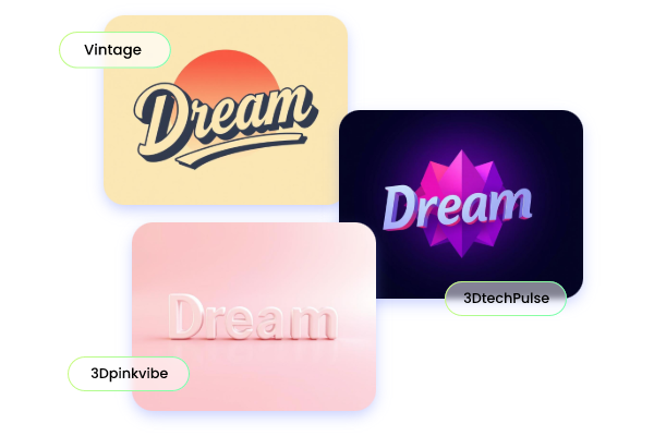 Profiter de multiples styles typographiques et préréglages artistiques