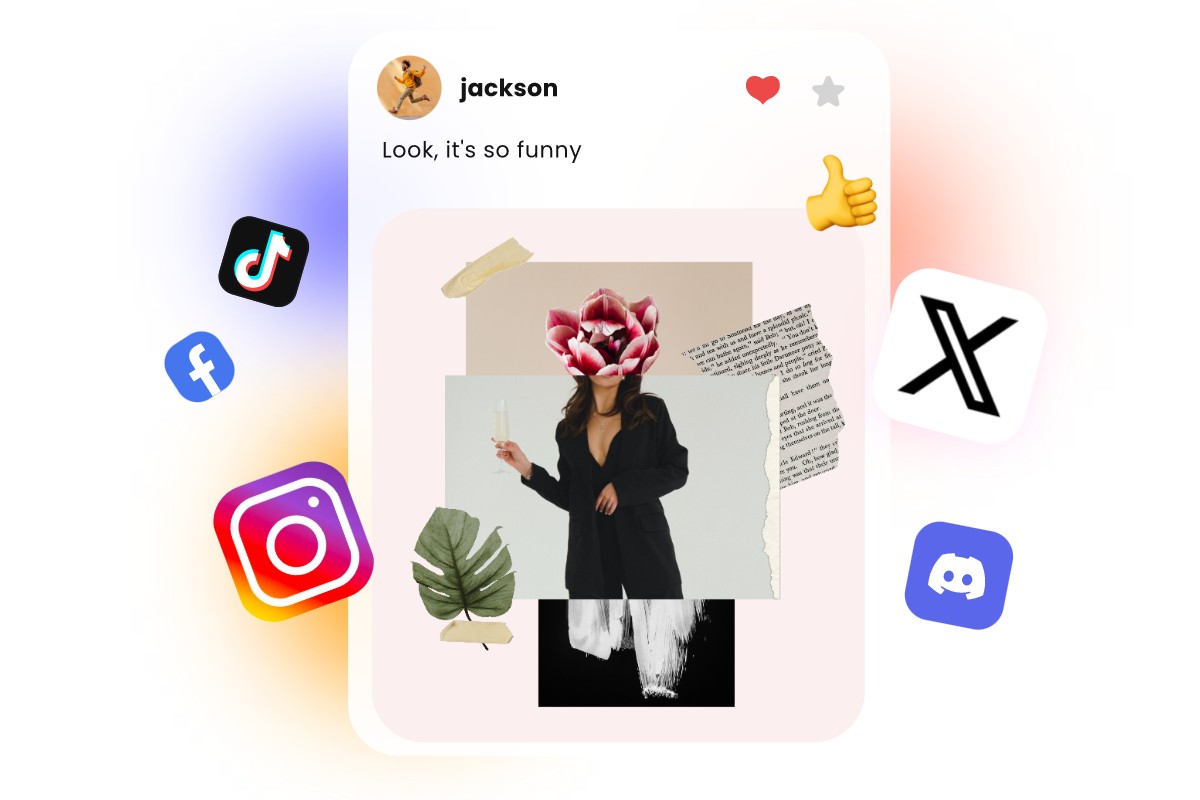 Share photo montage