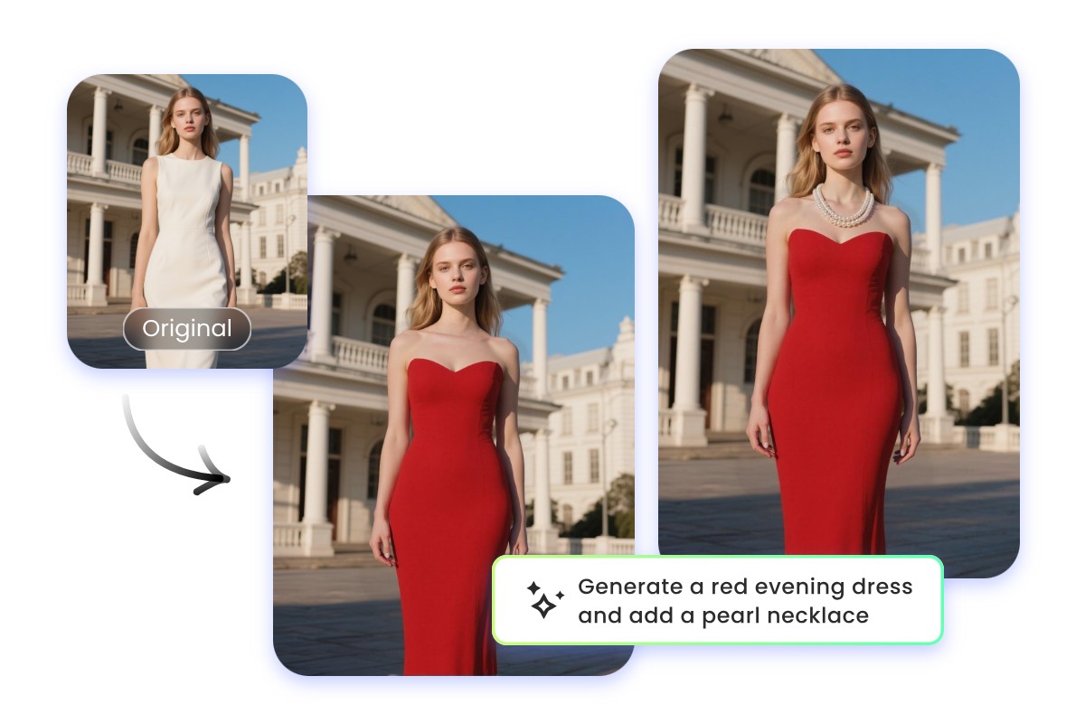 ki model bild ändern mit dem ki-agenten von fotor