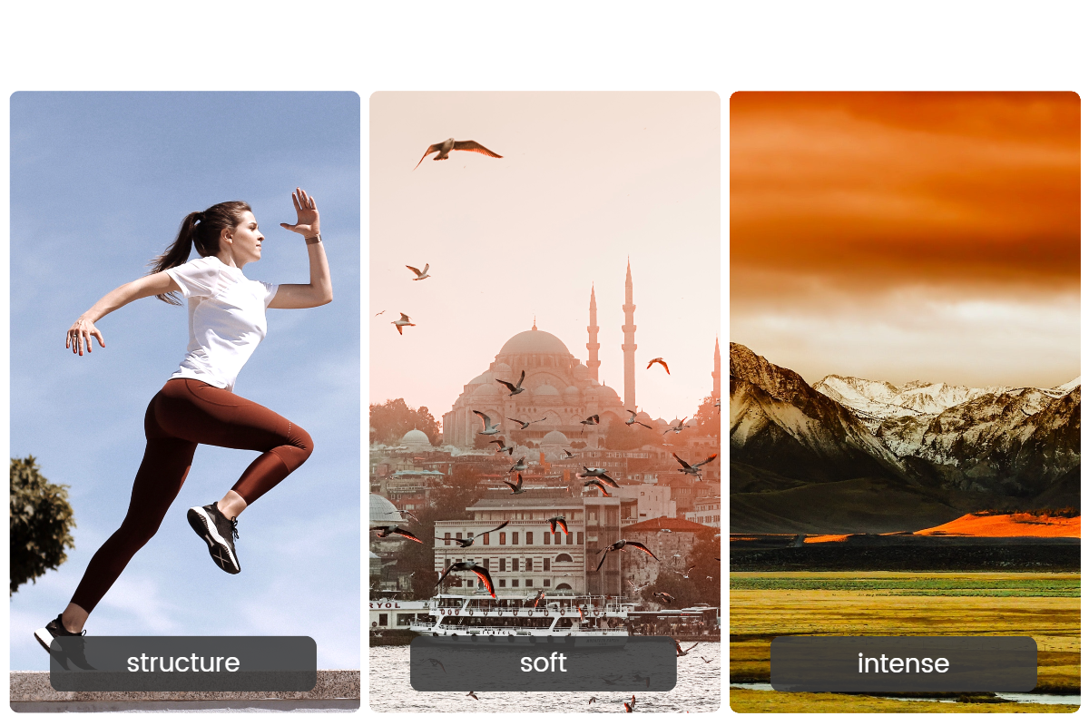 Three hdr effects and filters from fotor hdr photo editor