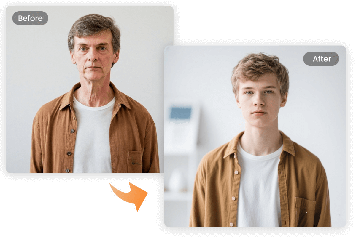 Fotorで写真の顔を若返らせる