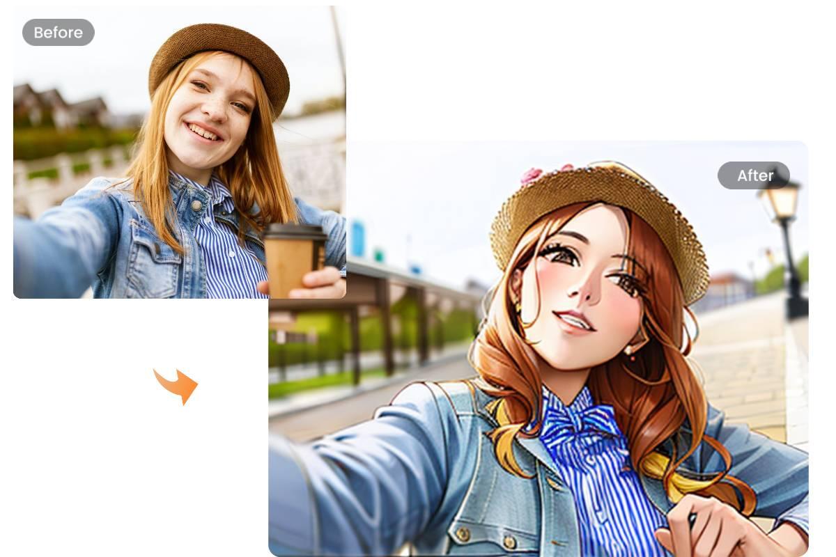 Convertir foto en anime
