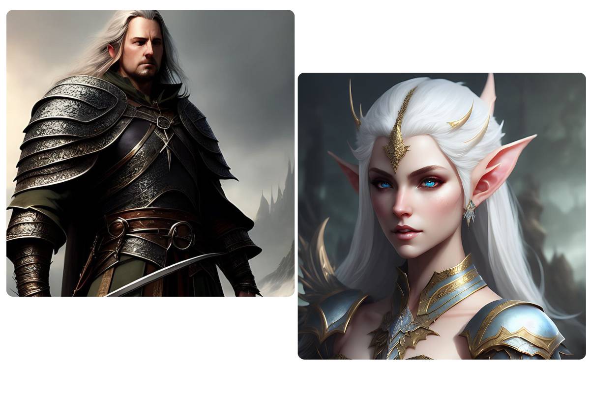 Two man avatar for games