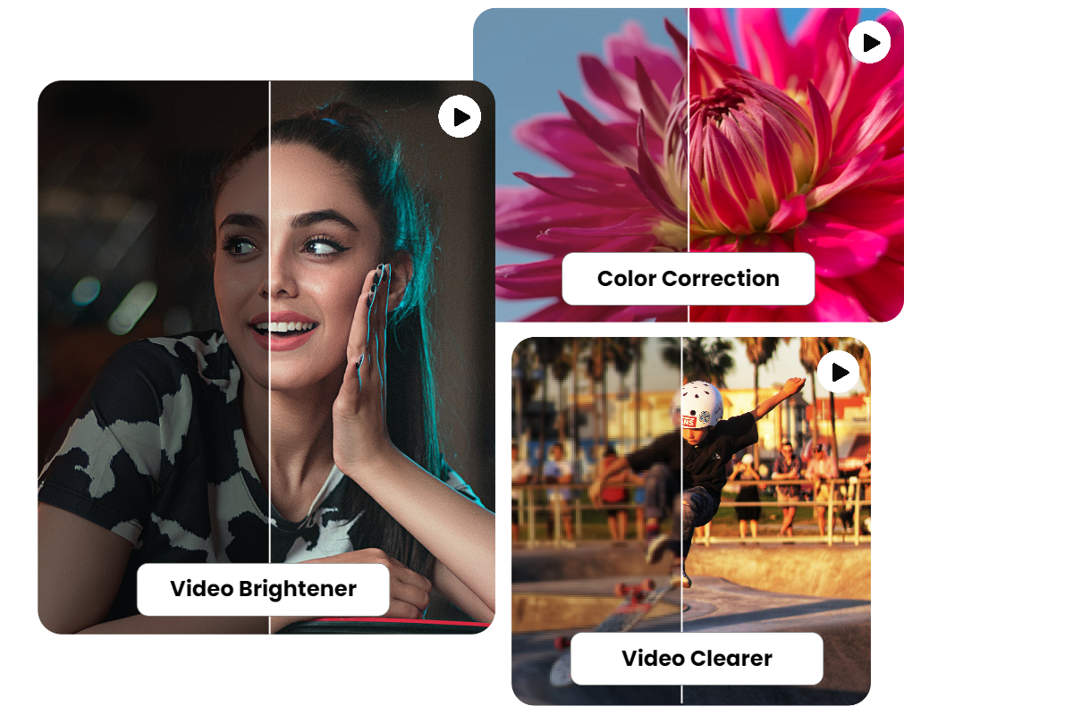 Use fotor to unblur brighten and correct video video to enhance visual quality