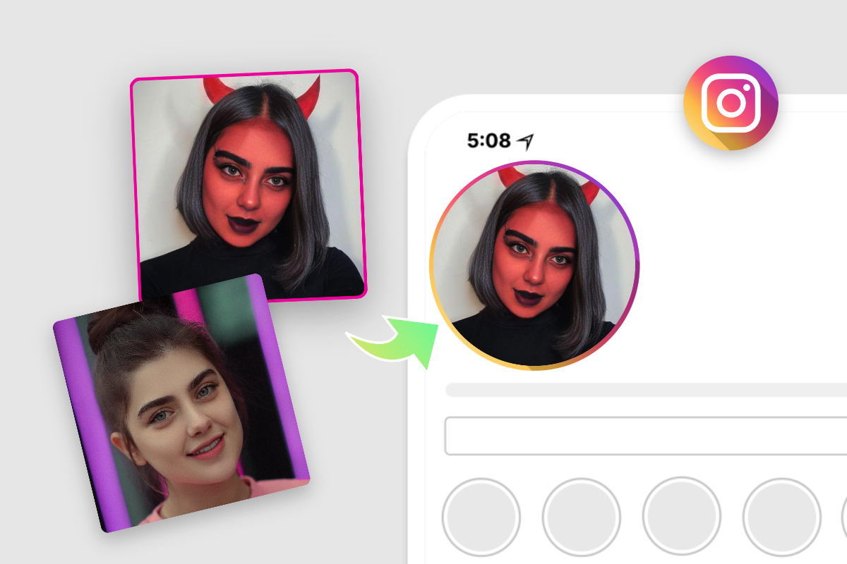 悪魔プロフィール画像でSNSを盛り上げる