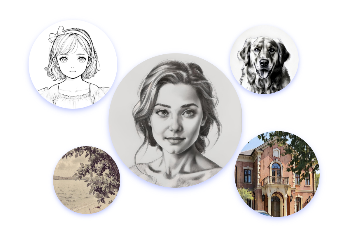 Foto in Line Art umwandeln mit zahlreichen Zeichenfiltern zur Auswahl