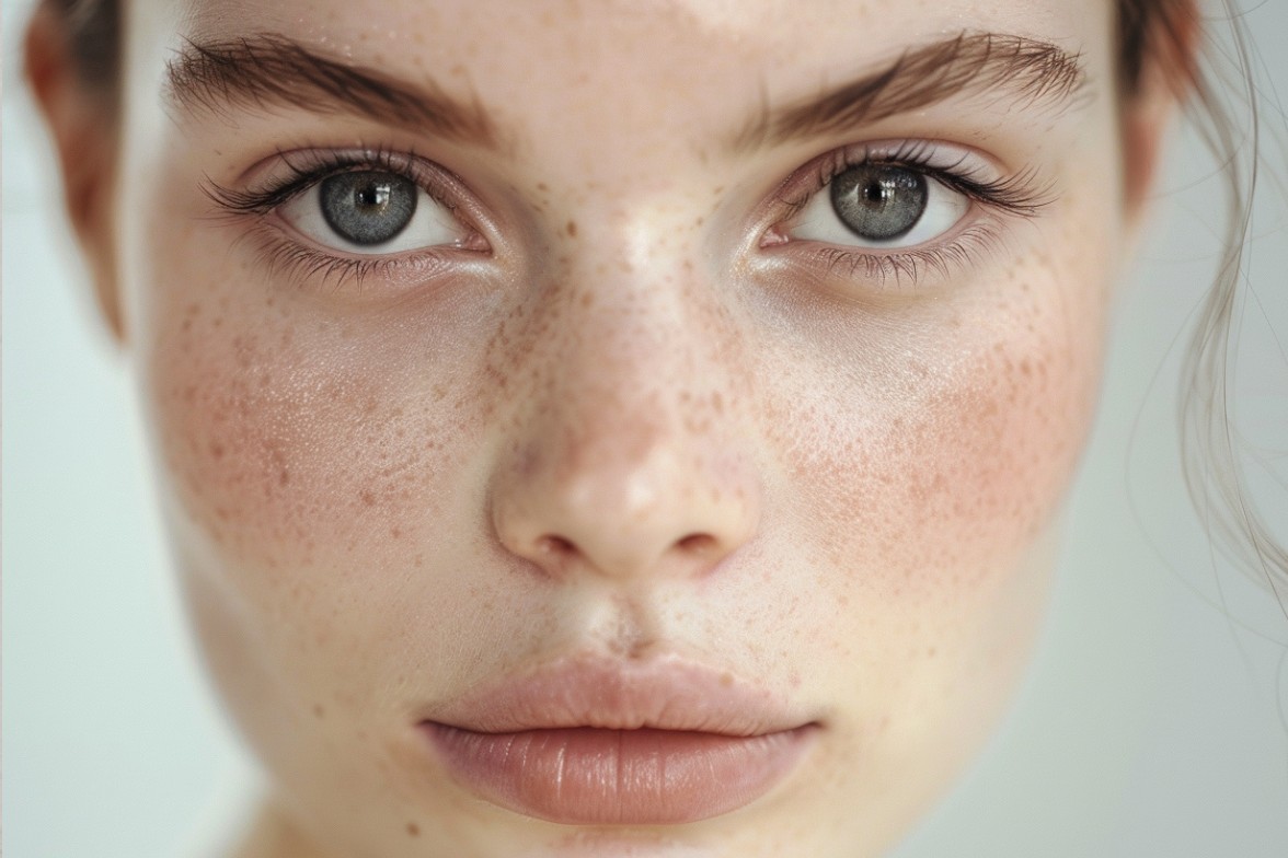 Enlever les yeux rouges dune photo de femme européenne avec des yeux rouges