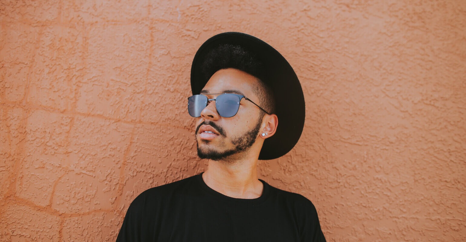 a man with a hat