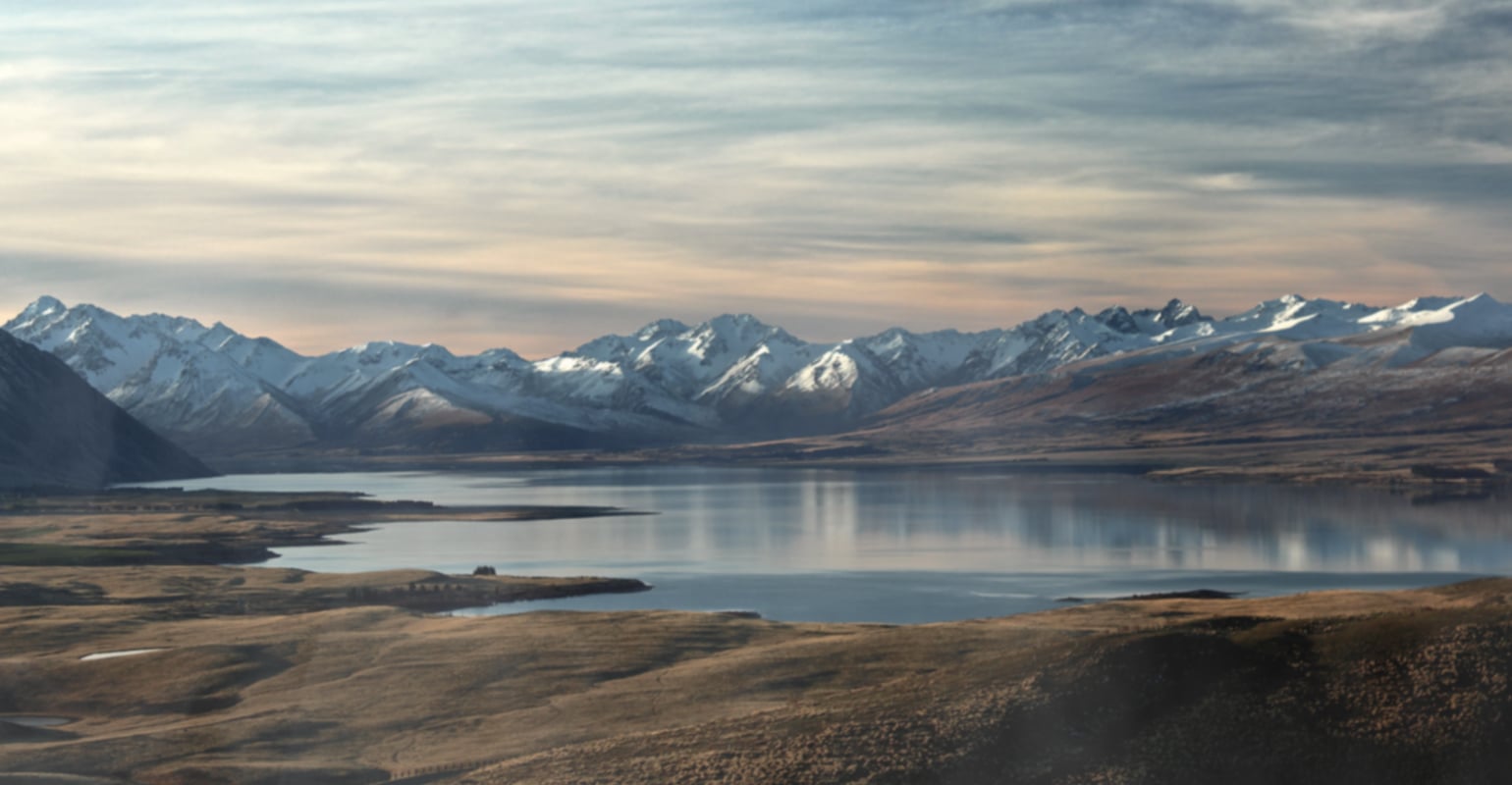 Hazy landscape