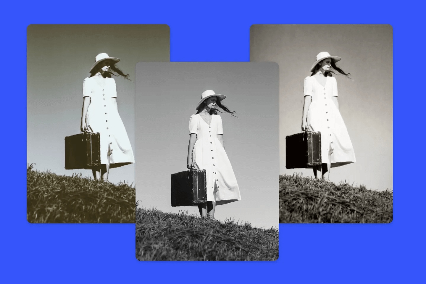 Convertir imagen a blanco y negro online gratis con Fotor