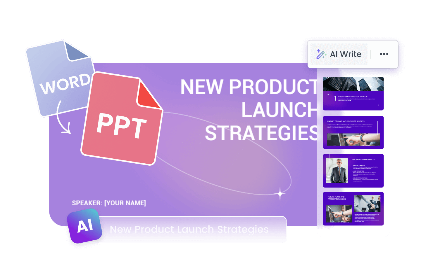 Fotor free online AI Word to PPT converter
