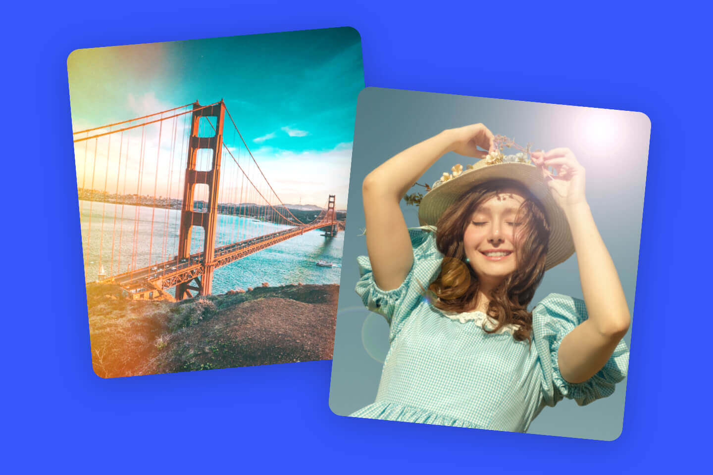 Lens flare effects on Fotor free online lens flare generator