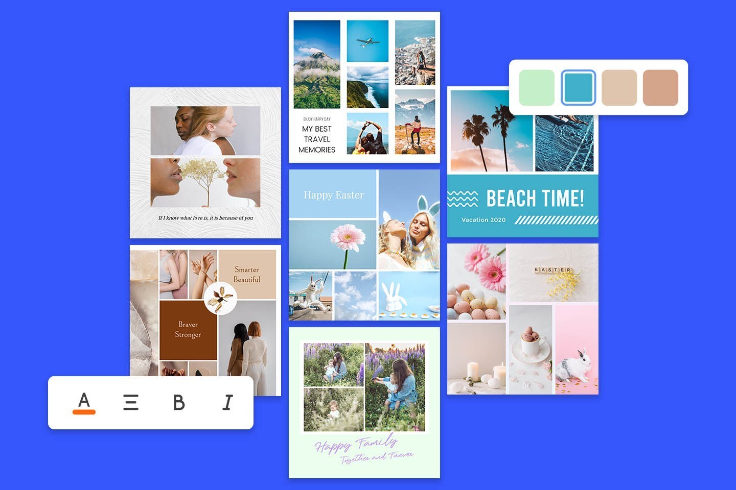 Pembuat kolase online gratis dari Fotor