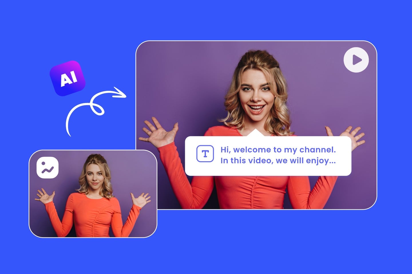Convert photo into talking avatar with fotors ai talking avatar maker
