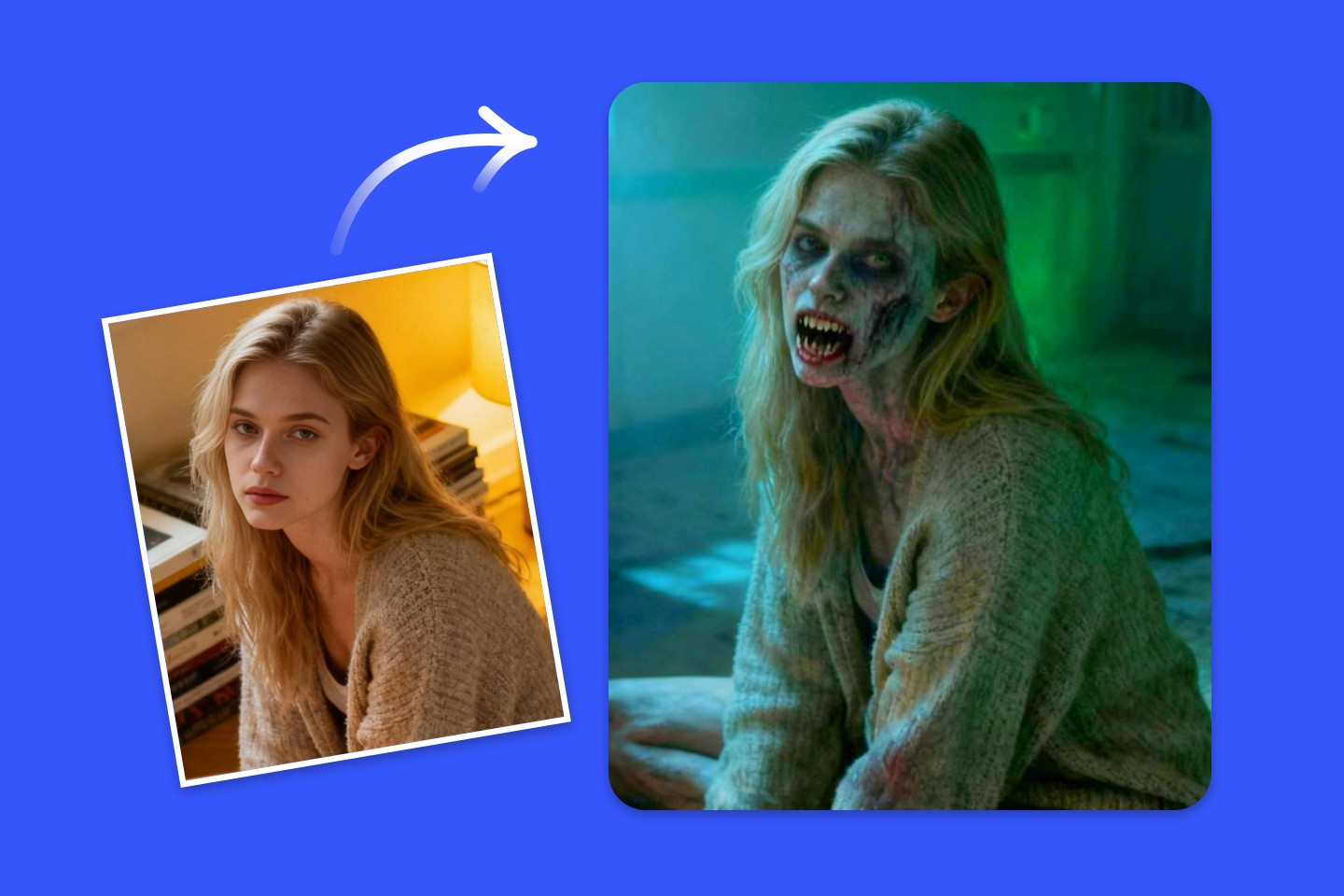 Fotor ai zombie filter feature page banner image